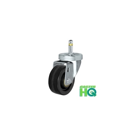 Casterhq 3"x1-1/4" Phenolic Wheel, Swivel Caster, 7/16"x1-3/8" Grip Ring 24CS314PH21B-72